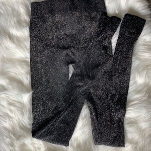 Bebe sparkly tights/leggings